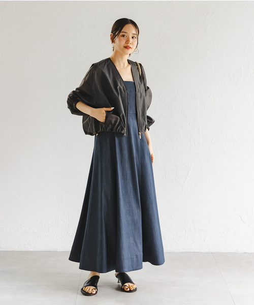 NOBLE コート アウター 「洗える」フォギーシアーVカラー