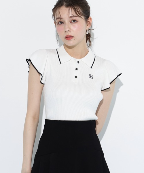 ニット セーター PULL JILL レディース JILL by STUART ニット セーター ステッチポロニット レディース