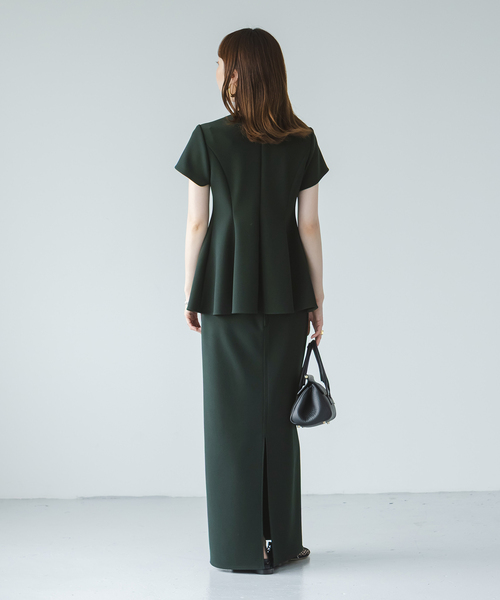 【試着のみ】NOBLE　コンフォートへプラムカットソー 試着のみ】NOBLE コンフォートへプラムカットソー