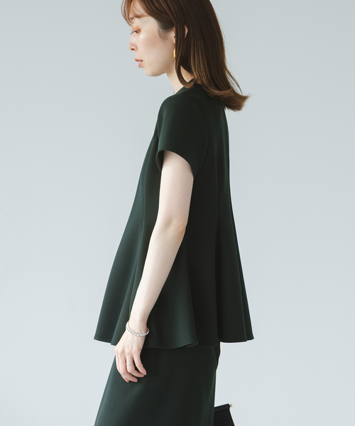 NOBLE（ノーブル） ブラウス シャツ コンフォートジャージーライク