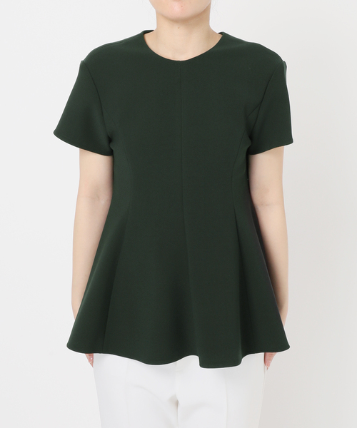 【試着のみ】NOBLE　コンフォートへプラムカットソー 試着のみ】NOBLE コンフォートへプラムカットソー