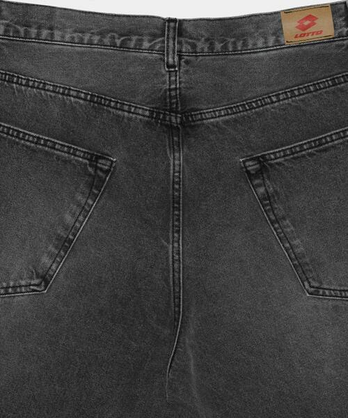 【BLACK】LOTTO SUMMER BAGGY DENIM PANTS LOTTO（ロット） ジーンズ LOTTO SUMMER BAGGY DENIM PANTS メンズ