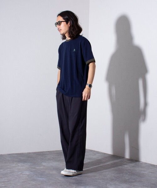 「GEVACO」 半袖Tシャツ M ブラック メンズ_画像3