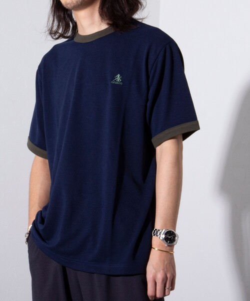 「GEVACO」 半袖Tシャツ M ブラック メンズ_画像4