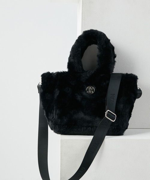 GYDA（ジェイダ） トートバッグ 2WAYフェイクファーバッグ GY-B381