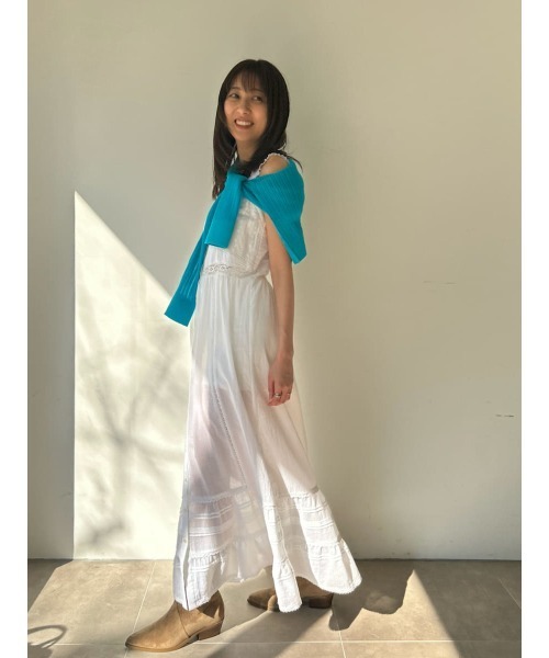美品 スナイデル 新作 キャミソールガウンワンピース ミント 美品 スナイデル 新作 キャミソールガウンワンピース ミント