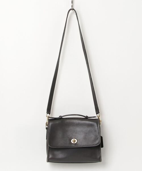 COACH ブラックレザー 2wayハンドバッグ 33735 LIBLK COACH ブラック 2wayハンドバッグ ショルダーバッグ 肩掛け