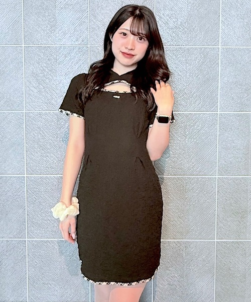 NOMAE（ノーマエ） ワンピース BACKリボンフーディーミニワンピース