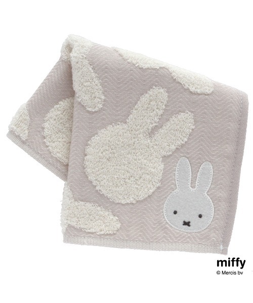 ハンカチ Miffy タオルハンカチ 「ミッフィー シルエット」 レディース
