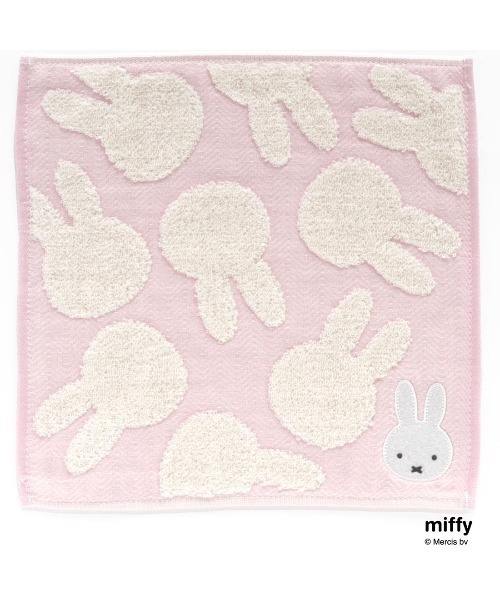 ハンカチ Miffy タオルハンカチ 「ミッフィー シルエット」 レディース