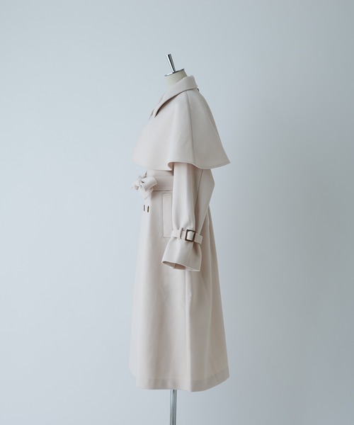 「one after another NICE CLAUP」 ステンカラーコート MEDIUM アイボリー レディース_画像5