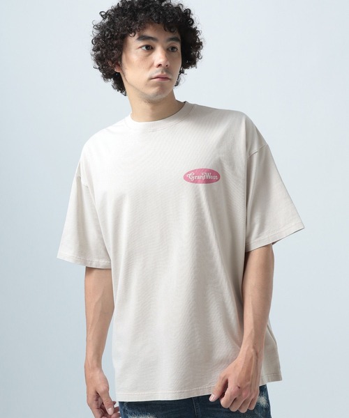 「BAYFLOW」 半袖Tシャツ MEDIUM ライトベージュ メンズ