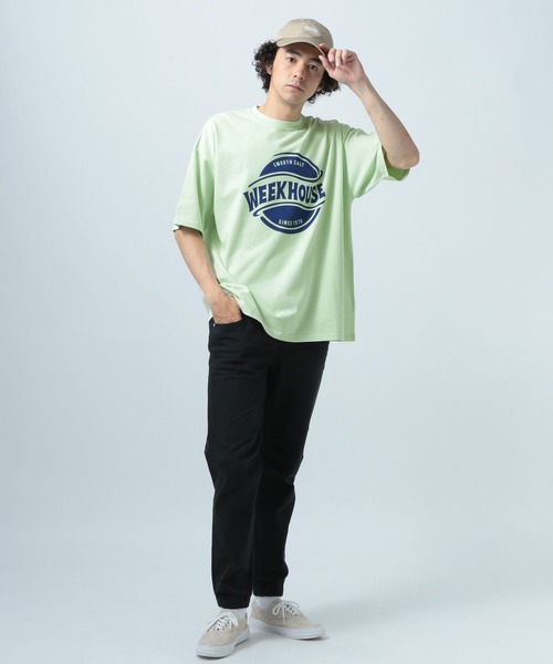 「BAYFLOW」 半袖Tシャツ MEDIUM ライトベージュ メンズ
