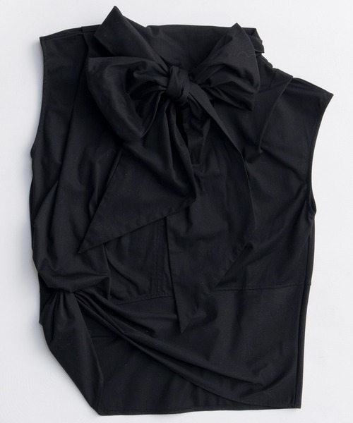 MAISON SPECIAL（メゾンスペシャル） tシャツ 2way Bow Tie Tops/2WAY