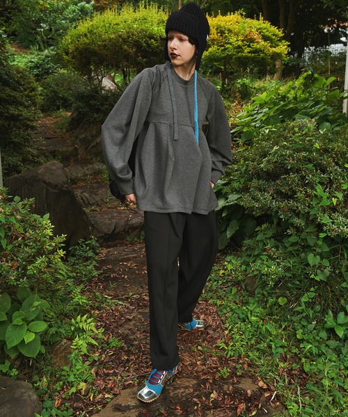 トレーナー スウェット FLASK PATTERN PADDING TOP レディース_15