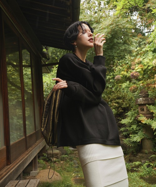 OMMO トレーナー スウェット FLASK PATTERN PADDING TOP