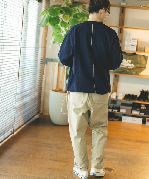 「gym master」 長(zhǎng)袖Tシャツ LARGE グレイッシュブルー メンズ