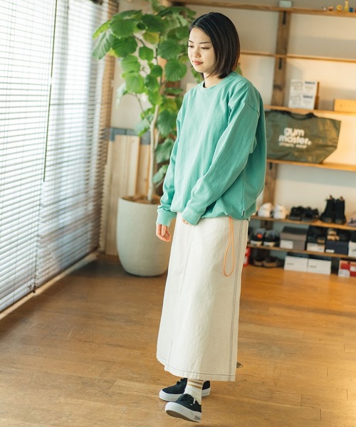 「gym master」 長(zhǎng)袖Tシャツ LARGE グレイッシュブルー メンズ