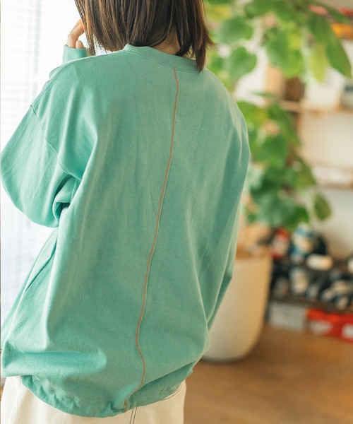 「gym master」 長(zhǎng)袖Tシャツ LARGE グレイッシュブルー メンズ