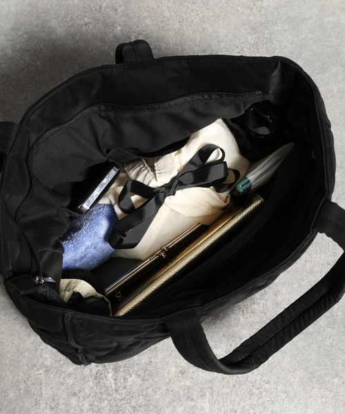 niko and…（ニコアンド） トートバッグ オリジナルポーチ付きキルト