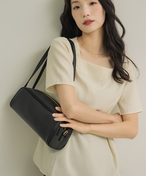 NEUNA（ヌナ） ショルダーバッグ バッグ ダブルラインスクエアバッグ