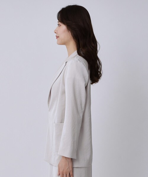 クード シャンス（COUP DE CHANCE）/【手洗い可／日本製】テーラードジャケット COUP DE CHANCE（クードシャンス） ジャケット テーラードジャケット