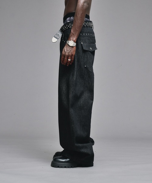 ander hunk クラックデザインカーブデニム ANDER HUNK ジーンズ Crack Design Curve Denim / クラック