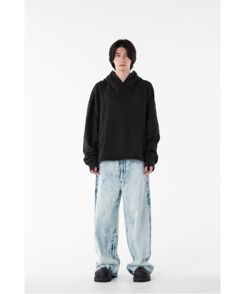 DISCOVERED（ディスカバード） ワイドパンツ ジーンズ BLEACH DENIM