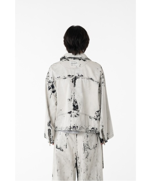 DISCOVERED（ディスカバード） ワイドパンツ ジーンズ BLEACH DENIM 