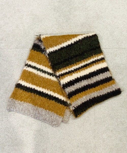 onedayapartmentjapan モヘアマルチボーダーマフラー onedayapartmentjapan モヘアマルチボーダーマフラー WEB限定】マルチ