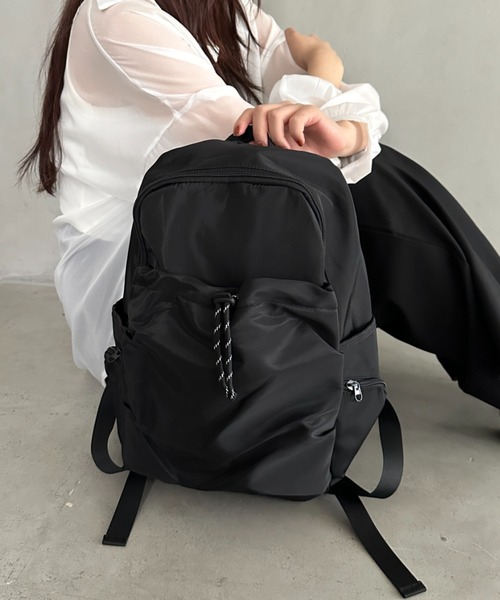 デイバック リュック ドローストリングナイロンバッグパック