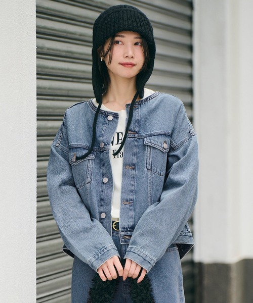 coca（コカ） デニムジャケット gジャン ショートデニムジャケット