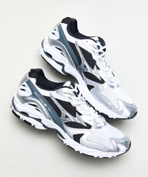 スニーカー MIZUNO/ミズノ メンズ レディース シルバー 韓国 WAVE