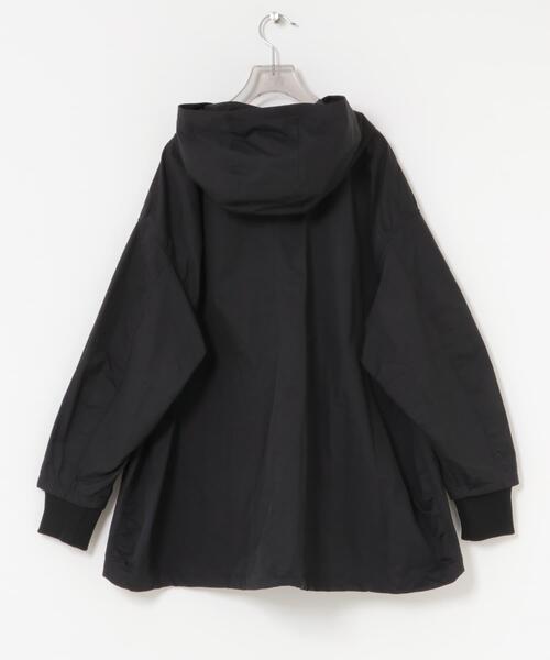 23ss UNDECORATED 黒 マウンテンパーカー 日本製 URBAN RESEARCH マウンテンパーカー ウインドブレーカー コットン