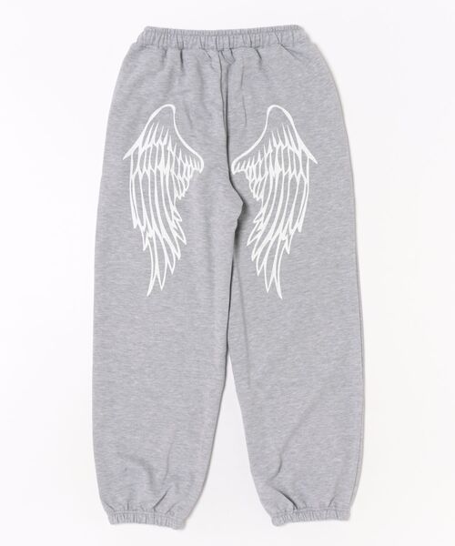 スウェットパンツ ジャージ 「翼×ロゴデザイン」レディース 裏毛