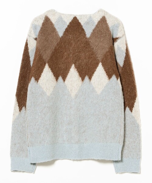 B：MING by BEAMS（ビーミング by ビームス） カーディガン アーガイル