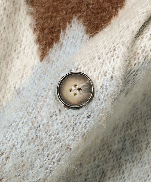 B：MING by BEAMS（ビーミング by ビームス） カーディガン アーガイル