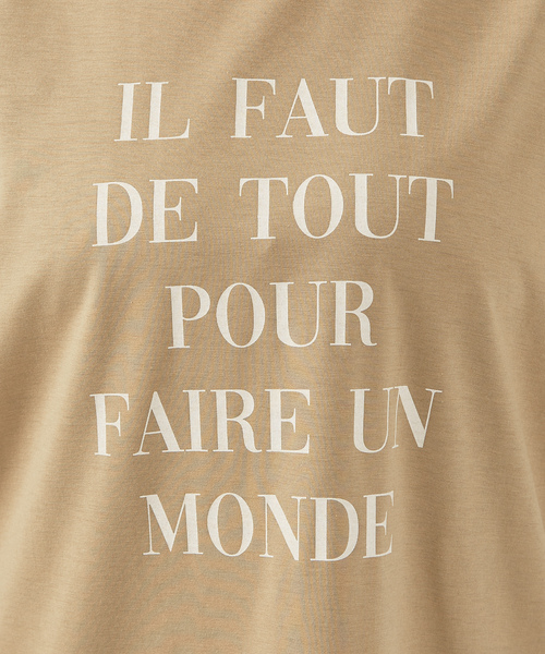 「abahouse mavie」 半袖Tシャツ フリー ライトグレー レディース_画像7