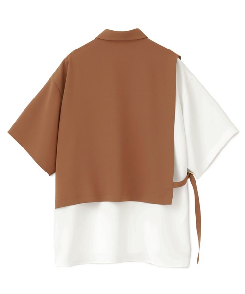「CULLNI」 半袖シャツ 1 ベージュ メンズの画像