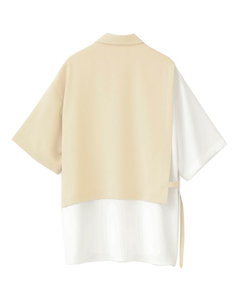 「CULLNI」 半袖シャツ 1 ベージュ メンズの画像