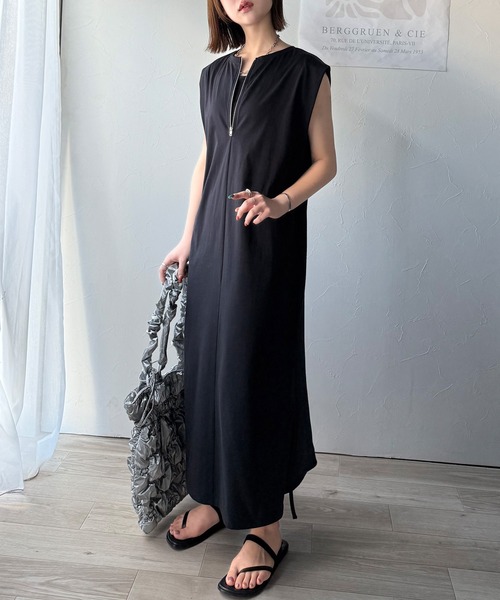 「classicalelf」 半袖ワンピース SMALL ネイビー レディース_画像5