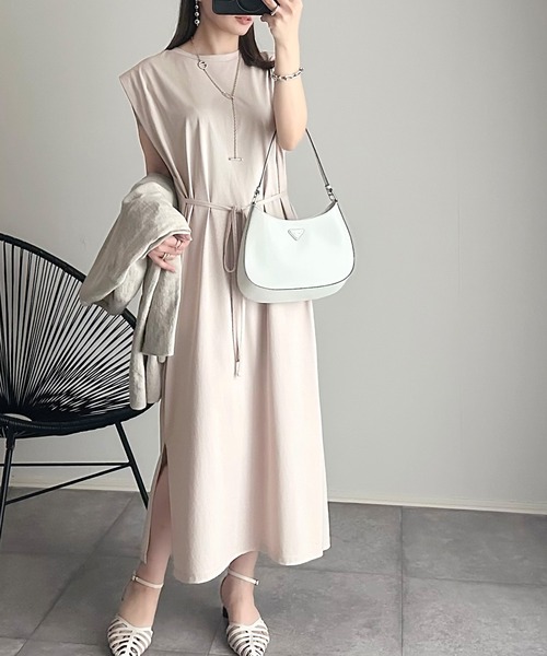 「classicalelf」 半袖ワンピース SMALL ネイビー レディース_画像8