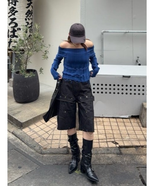 LAGUA GEM（ラグアジェム） ハーフパンツ ジーンズ デニム デニム
