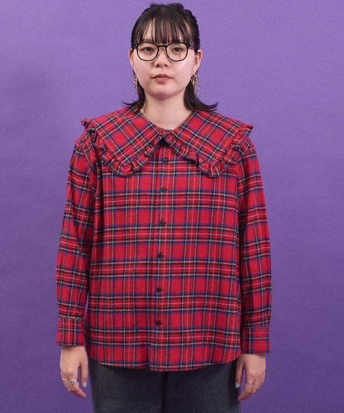 I am I in fact タータンチェック ショート丈 ジャケット I am in