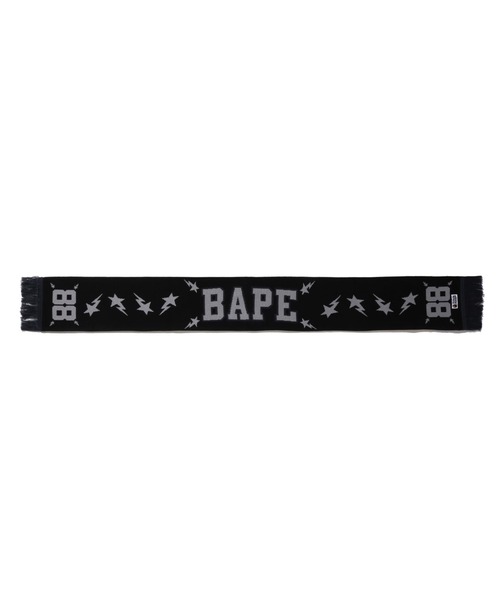 A BATHING APE（アベイシングエイプ） マフラー BAPE LOGO JACQUARD