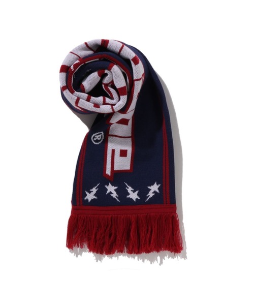 A BATHING APE（アベイシングエイプ） マフラー BAPE LOGO JACQUARD