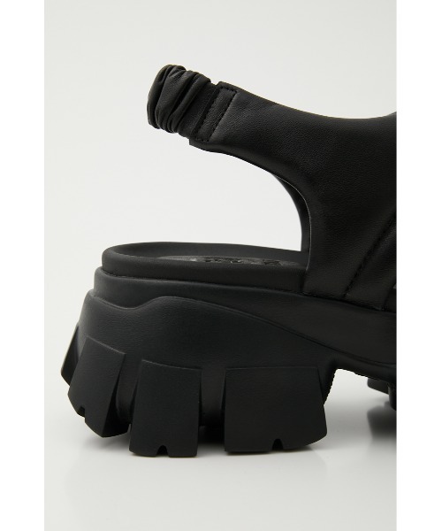 「STACCATO」 フラットサンダル 22.5cm グレー レディース_画像9