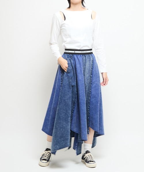 CONVERSE TOKYO tシャツ 2WAY SLIT TOP レディース : ZOZOTOWN Yahoo