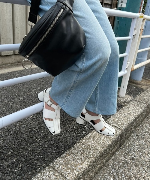 「Piedi Nudi」 「MIIYOU」ヒールサンダル L ブラック レディース_画像5