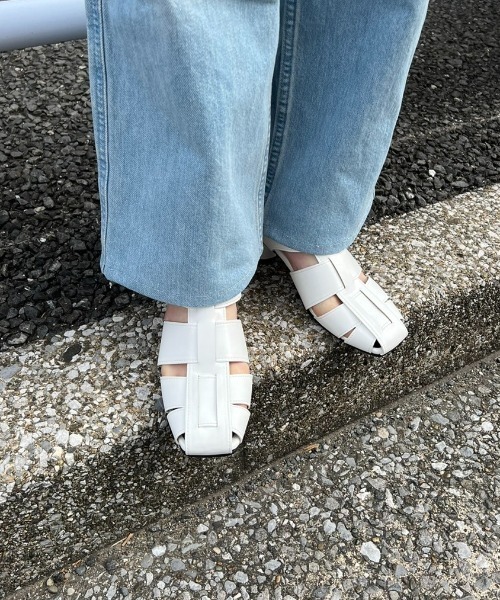 「Piedi Nudi」 「MIIYOU」ヒールサンダル L ブラック レディース_画像7